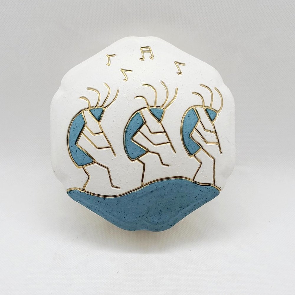 Vintage Signed Kokopelli Pottery